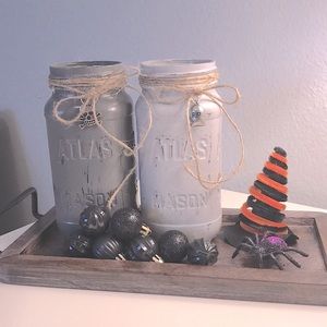 Mason Jar Decor Halloween